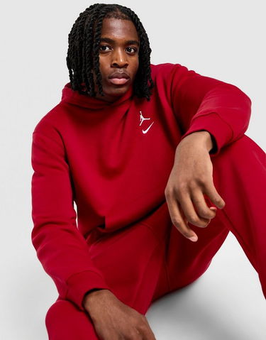 Mikina Jordan Varsity Pullover Hoodie with Kangaroo Pocket Červená | II2593-687, 1