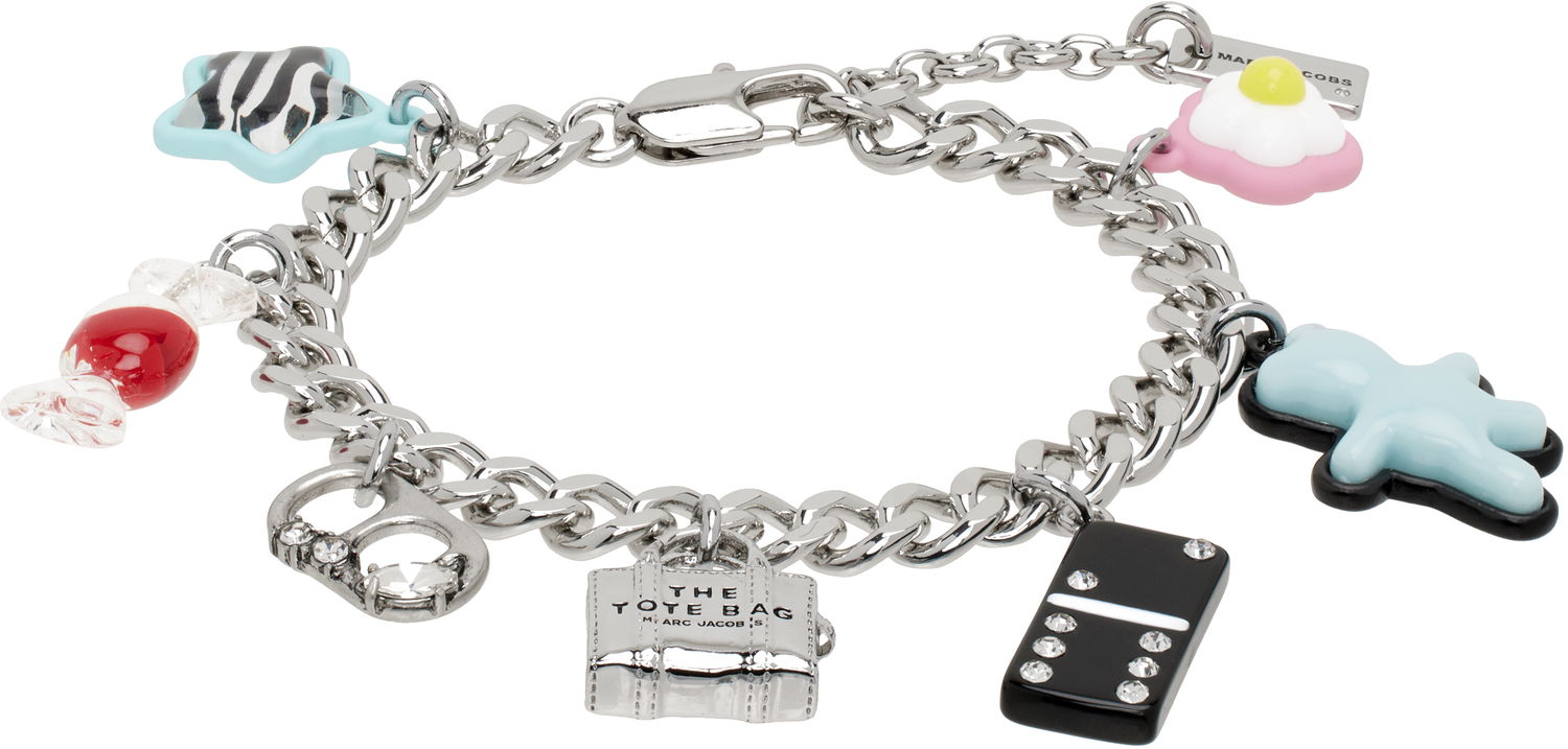 Náramok Marc Jacobs Marc Jacobs Sticker Charm Bracelet Metalická | 2S5JBR001J63, 0