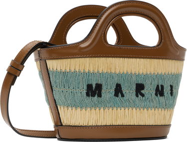 Kabelka Marni Marni Raffia Tropicalia Micro Tote Bag Hnedá | BMMP0067Q8 P8273, 1