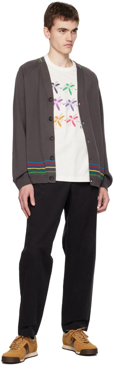 Sveter Paul Smith PS Paul Smith Striped Cardigan Šedá | M2R-211Y-L21860, 3