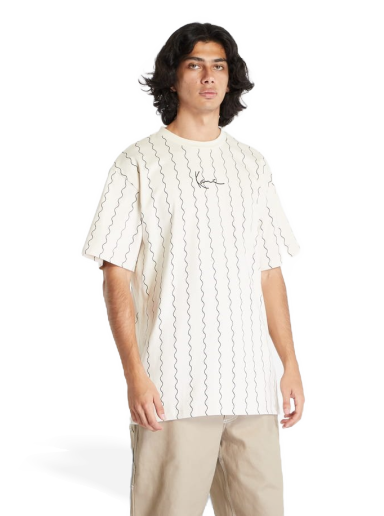 Small Signature Ziczac Pinstripe Tee