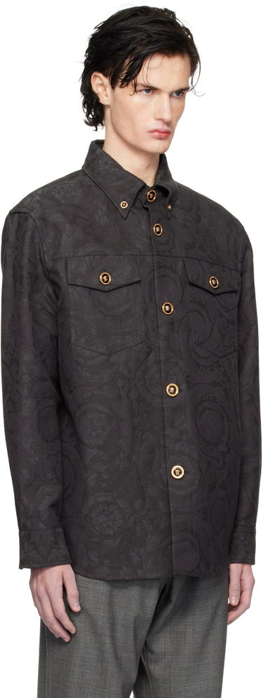 Košeľa Versace Gray Barocco Shirt Čierna | 1008738_1A09781, 1