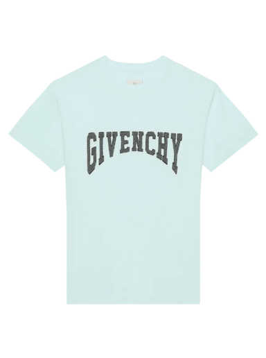 Tričko Givenchy Slim Fit Print T-Shirt Modrá | BM716G3Y7M 466