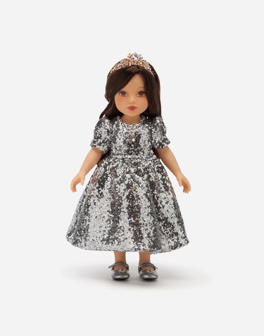 Flexstyle Dolce & Gabbana Sequined Doll Dress Metalická | LCJA21G7VAZS9000, 0