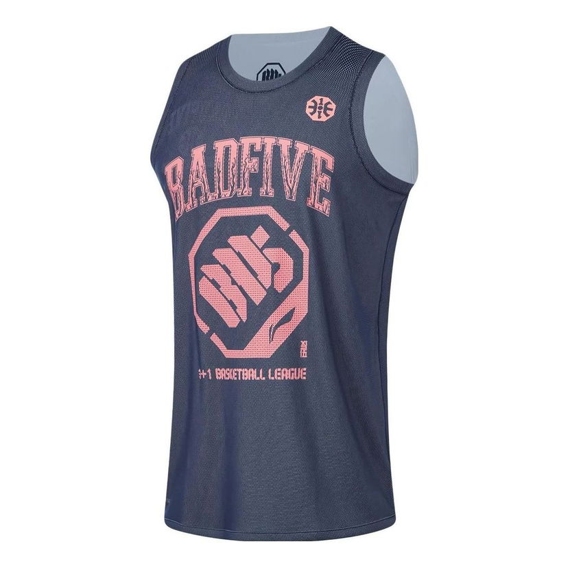 Dres Li-Ning BadFive Basketball Graphic Tank Top Modrá | AAYT525-4