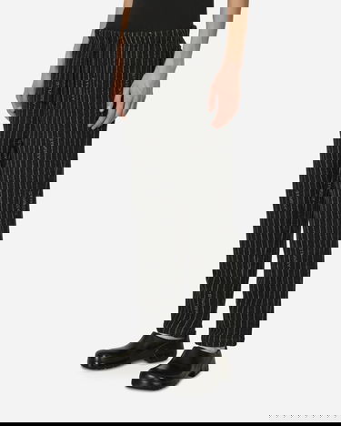 Nohavice Nike Stüssy x Stripe Wool Pants Čierna | DR4021-010, 4