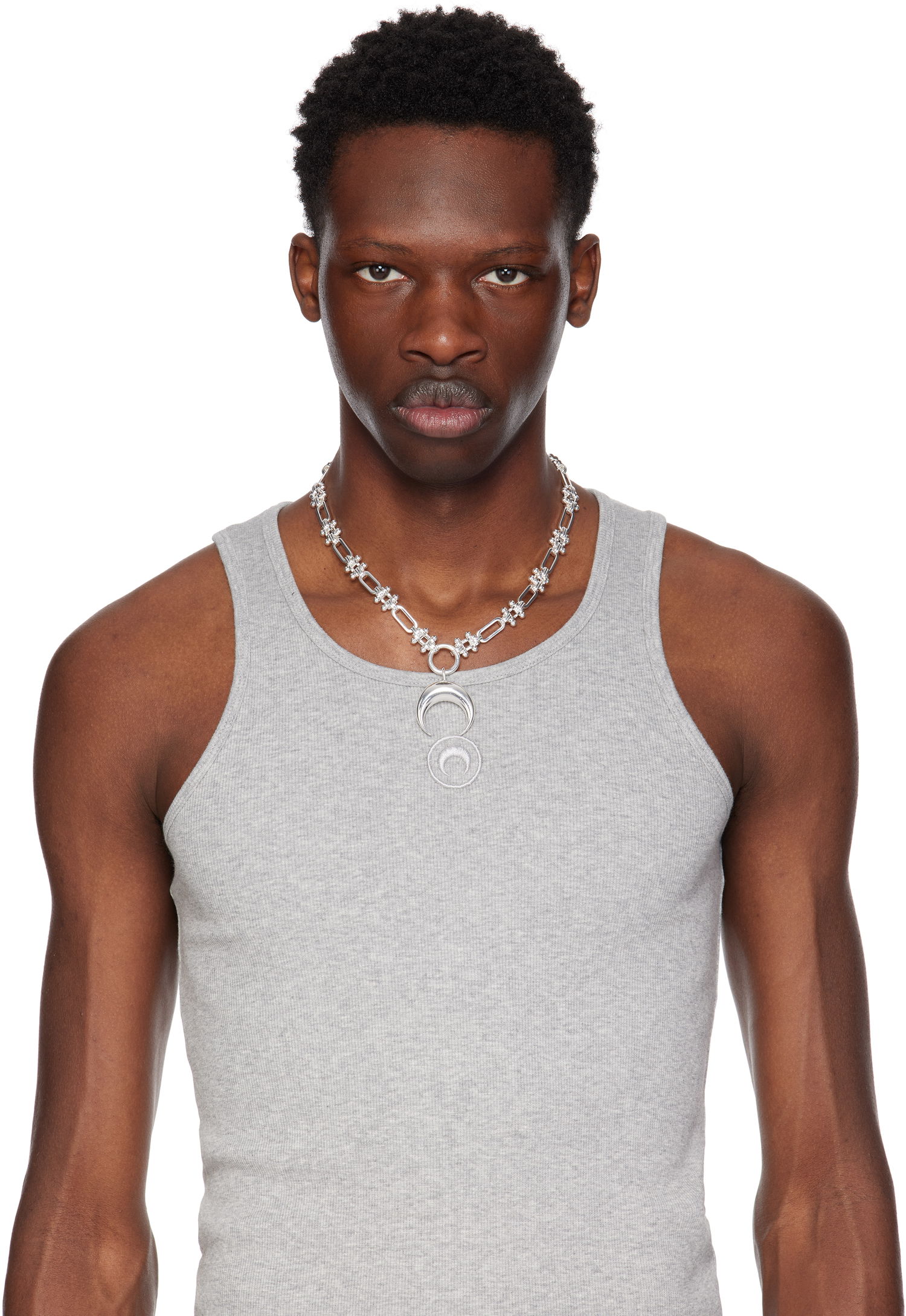 Náhrdelník Marine Serre Marine Serre Moon Charm Necklace Metalická | UJW105A RMET0001, 1