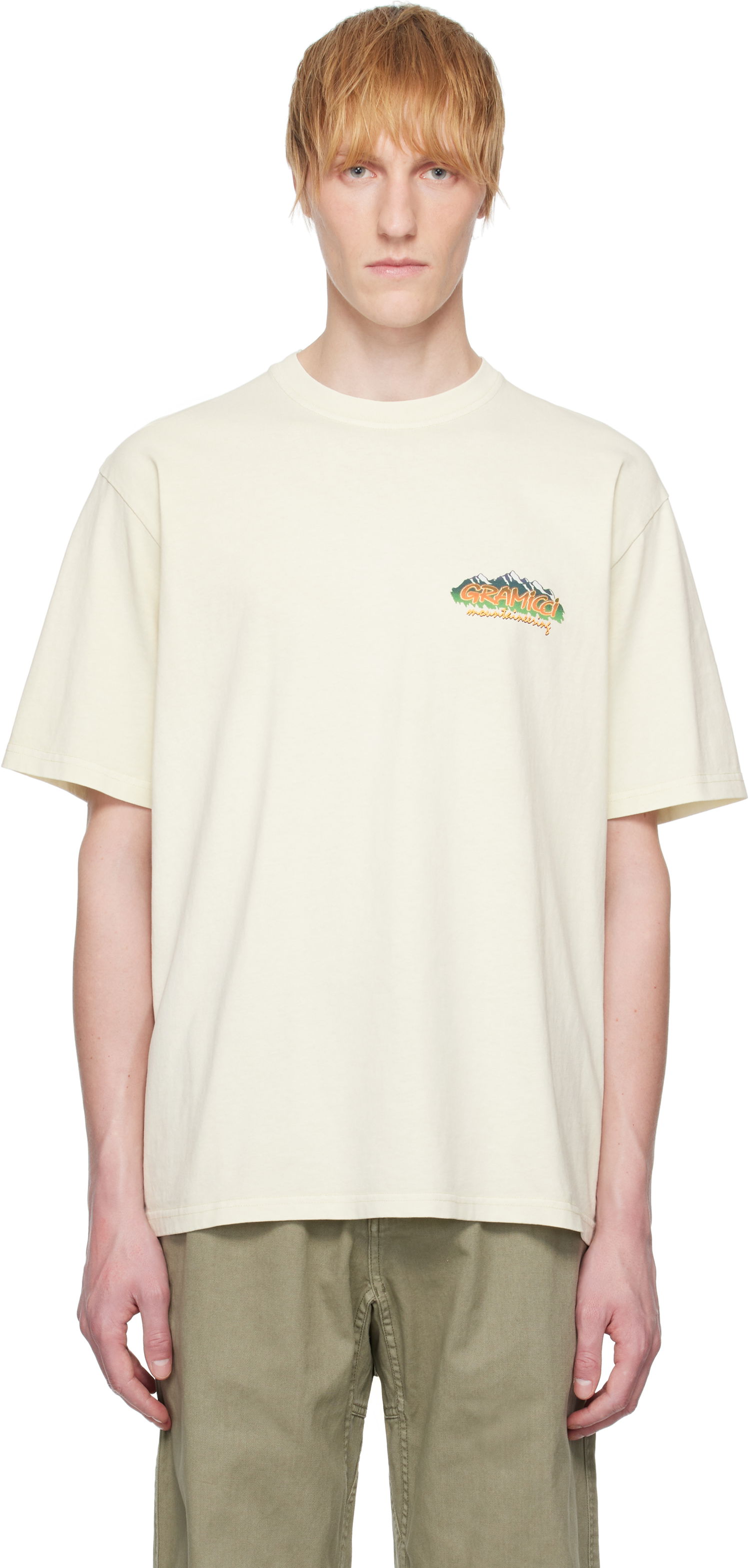 Tričko GRAMICCI Gramicci Mountaineering T-Shirt Béžová | G5SU-T168, 0