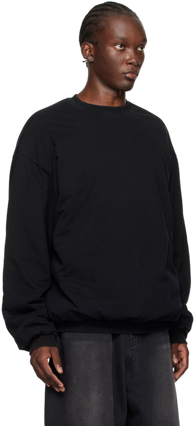 Sveter We11done We11done Padded Sweatshirt Čierna | WD-TS2-24-785-U-BK, 1