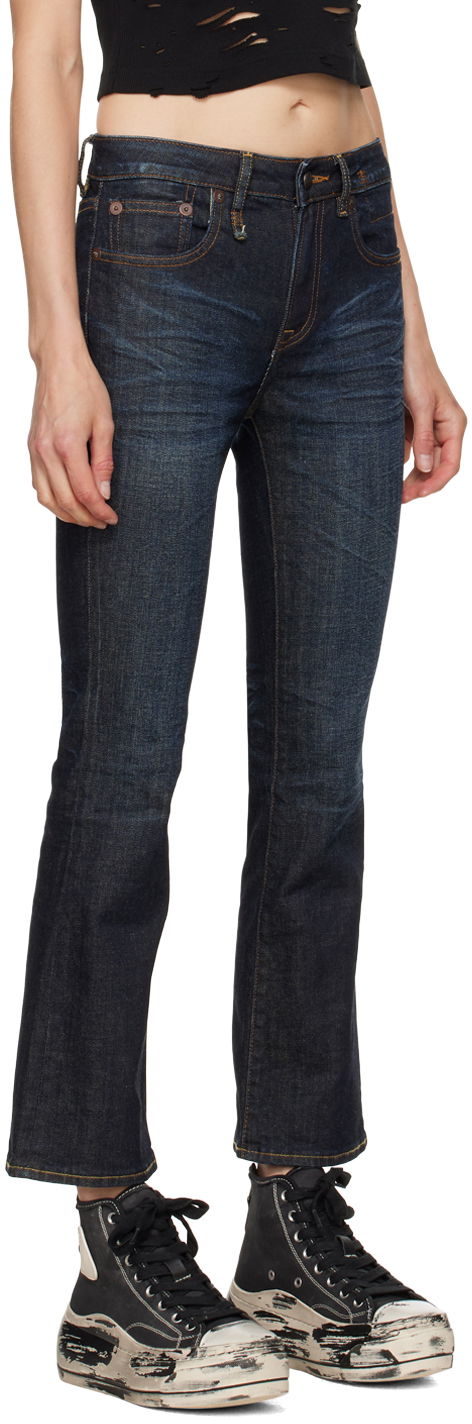 Džínsy R13 R13 Kick Fit Jeans Modrá | R13W0009-D099A, 1