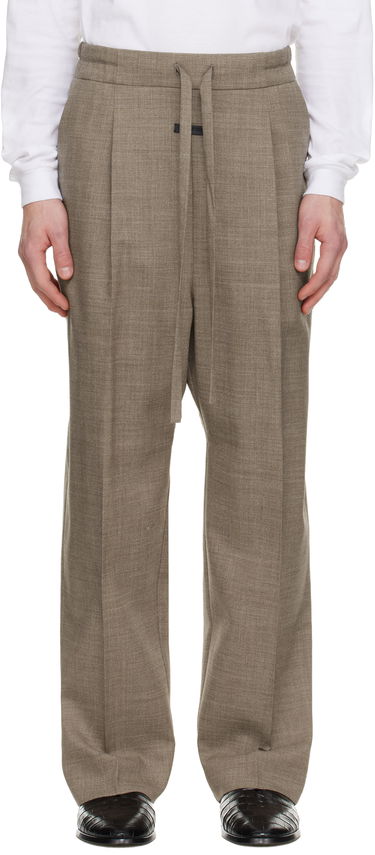 Nohavice Fear of God Virgin Wool Drawstring Straight Trousers Hnedá | FG25FW65-650TRW-288, 0