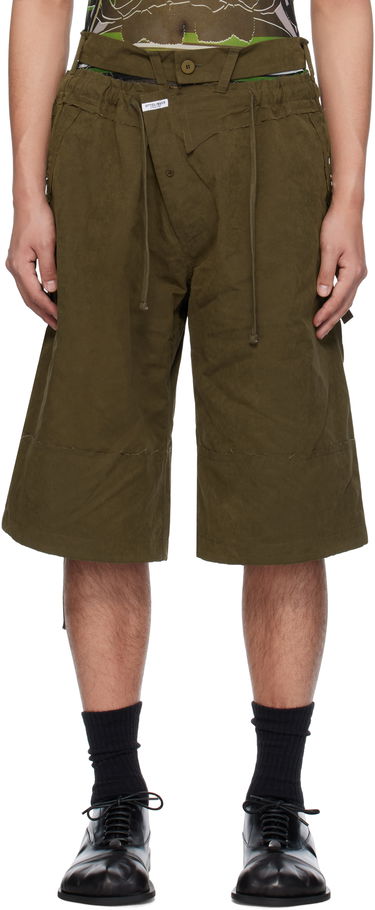Šortky Ottolinger Ottolinger Baggy Cargo Shorts Zelené | 106-200406-01, 0