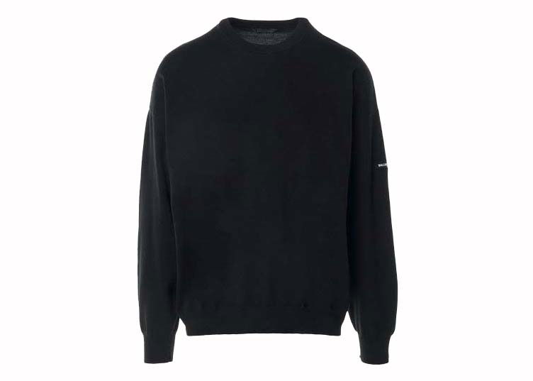 Sveter Balenciaga Crewneck Sweater Black Čierna | 788595T33151000, 0