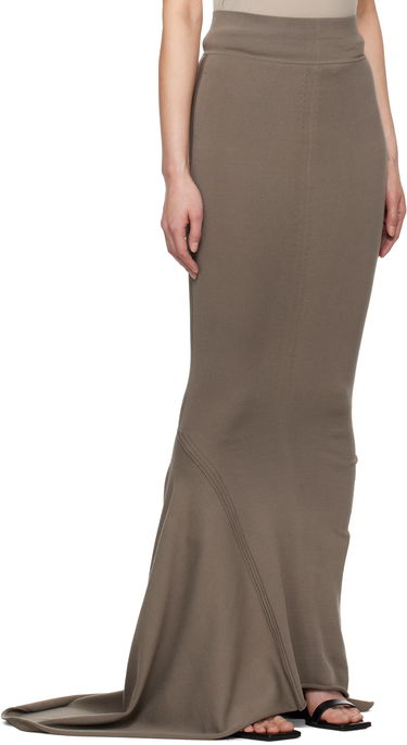 Sukňa Rick Owens Rick Owens Hollywood Dauphine Maxi Skirt Hnedá | RP01E7689 VI, 1