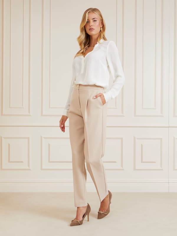 Nohavice GUESS Marciano Straight Pants Béžová | 4RGB267046A, 0