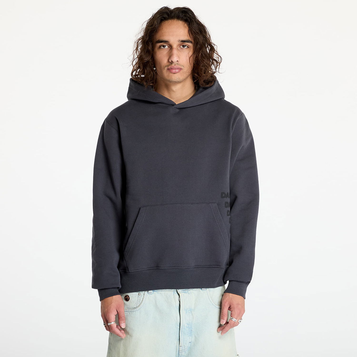 Mikina DAILY PAPER Overload Hoodie Obsidian Black Čierna | 2421041, 0