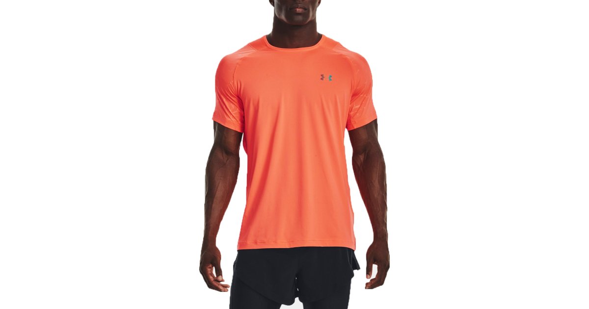 Tričko Under Armour Rush Emboss Tee Oranžová | 1376790-600, 1