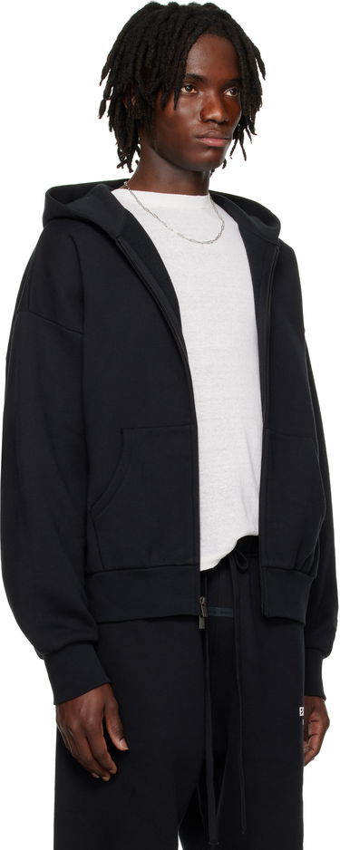 Mikina Fear of God ESSENTIALS Classic Full Zip-Up Hoodie Čierna | 192AS254780F, 1