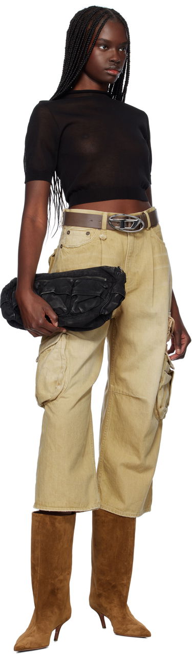 Taška cez rameno Diesel Multi-Pocket Crossbody Bag Čierna | X10220 P4485, 3