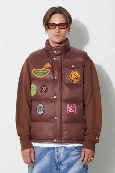 Vesta BILLIONAIRE BOYS CLUB Billionaire Boys Club Patches Down Filled Vest Hnedá | B23306, 1