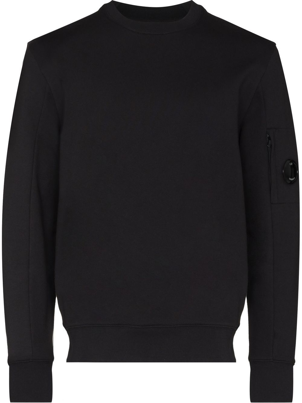 Diagonal Raised Fleece Crewneck