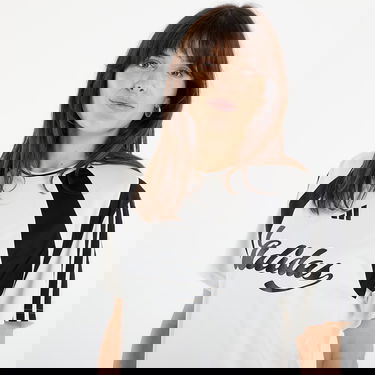 Dres adidas Performance Script Logo Contrast Panel Short Sleeve Jersey Top Čierna | KB6126, 1