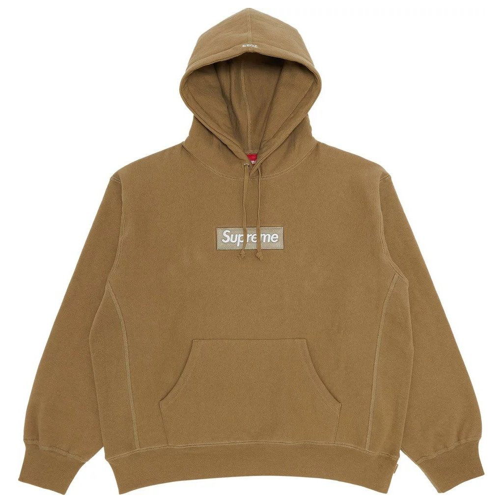 Mikina Supreme Box Logo Hoodie Hnedá | 12358, 0