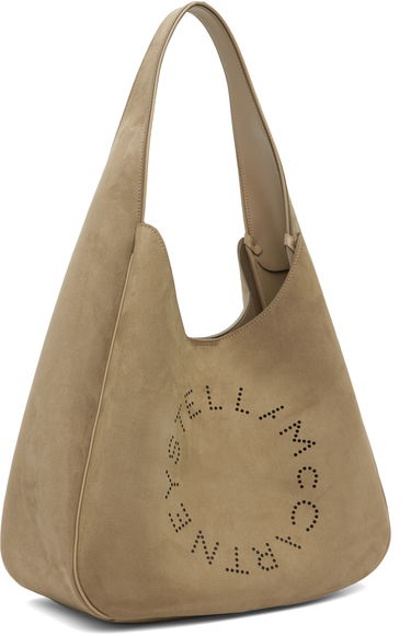 Tote bag Stella McCartney Stella McCartney Faux-Suede Logo Tote Béžová | 7B0102WP0590, 1