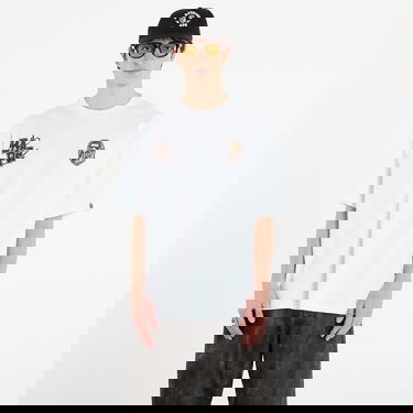 Tričko BAPE BAPE® x FOOTSHOP - Scribble Logo Tee UNISEX White Biela | 001TEL721323MWHT, 0