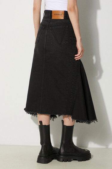 Sukňa VETEMENTS VETEMENTS Denim Midi A-Line Skirt Čierna | WE64SK700B, 2