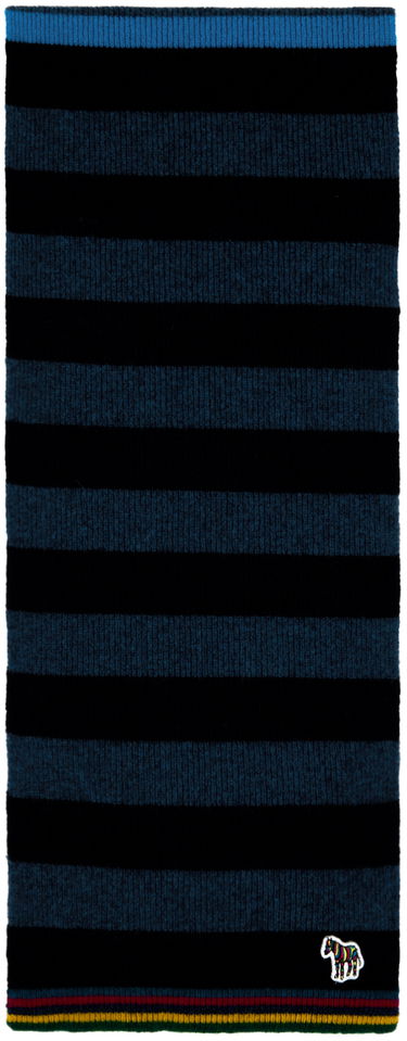 Šál Paul Smith PS Paul Smith Striped Knitted Scarf Modrá | M2A-151MK-M767-47-0, 0