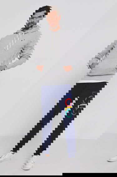 Mikina Polo by Ralph Lauren Classic Popover Hoody Andover Heather Šedá | 710766778006, 4