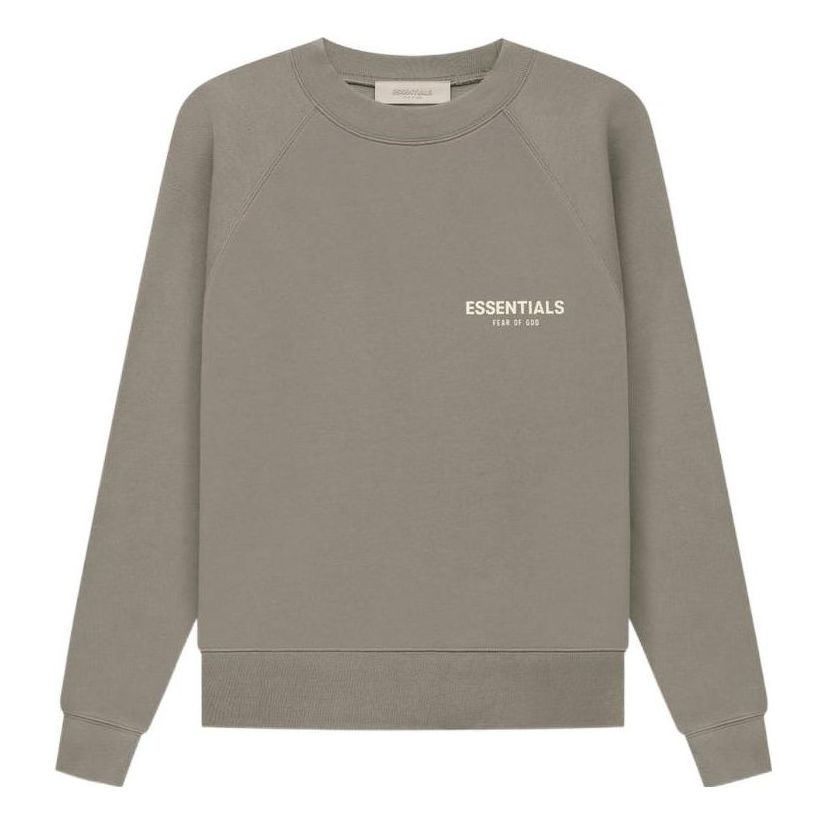 Sveter Fear of God Essentials Logo Crewneck Sweatshirt Zelené | FOG-SS22-266