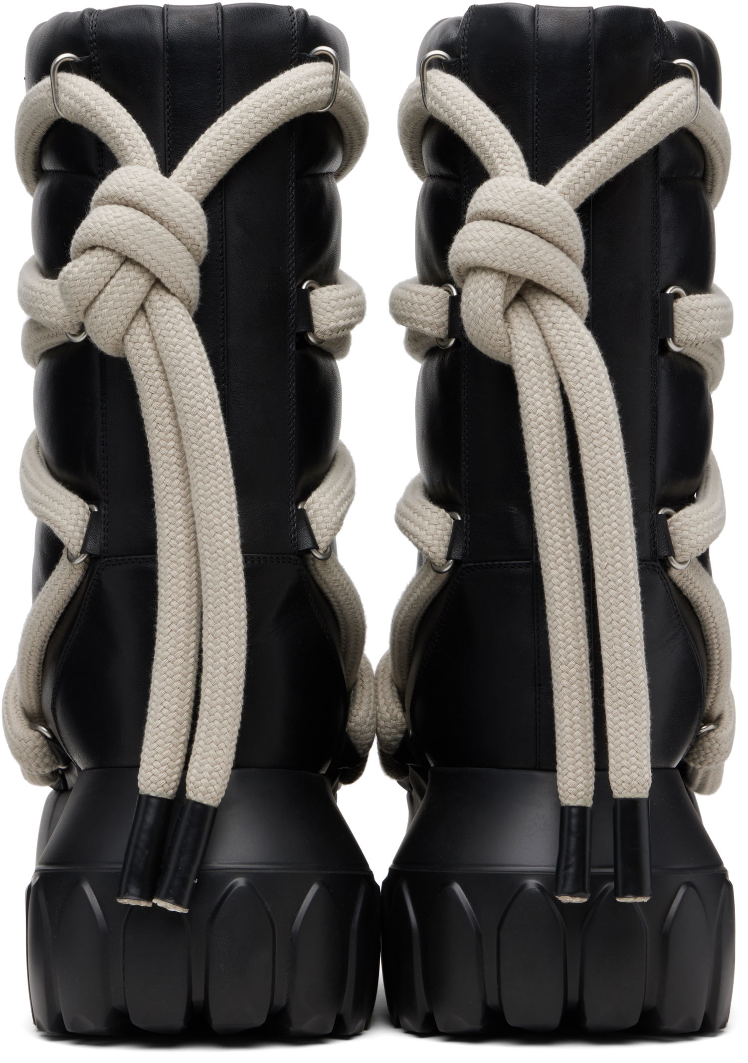 Tenisky a topánky Rick Owens Rick Owens Concordians Lunar Mega Tractor Boots Čierna | RU02E1862 LLPPW3, 1