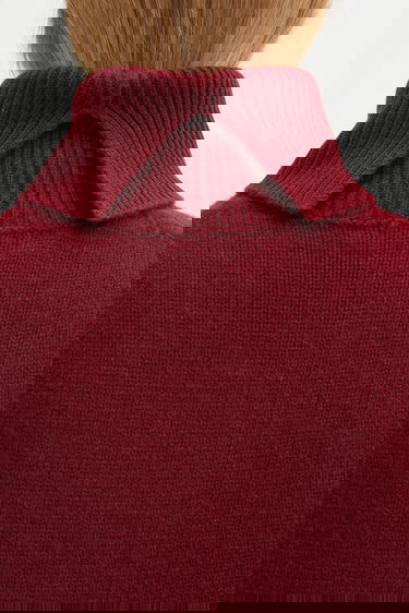 Sveter Anine Bing Idra Wool Turtleneck Sweater Vínová | A.09.11270, 3