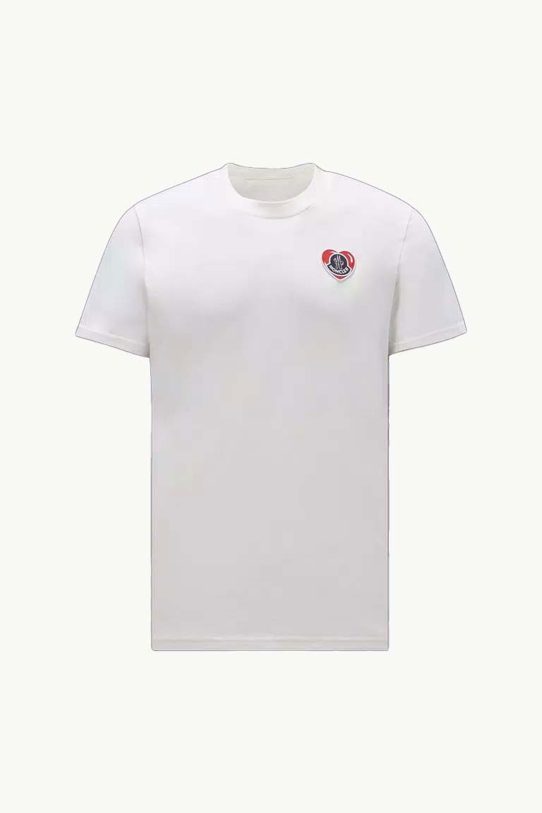 Tričko Moncler Logo T-Shirt Biela | I20918C000418390T034, 0