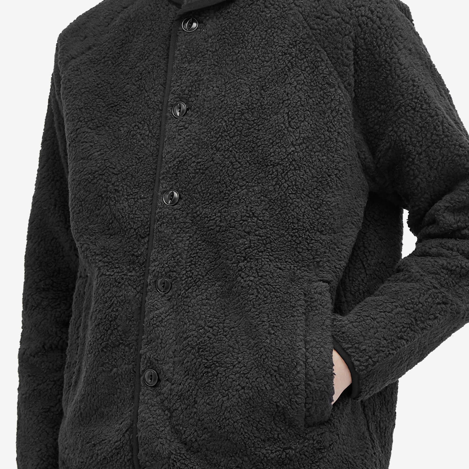 Sherpa Fleece Buttoned Jacket
