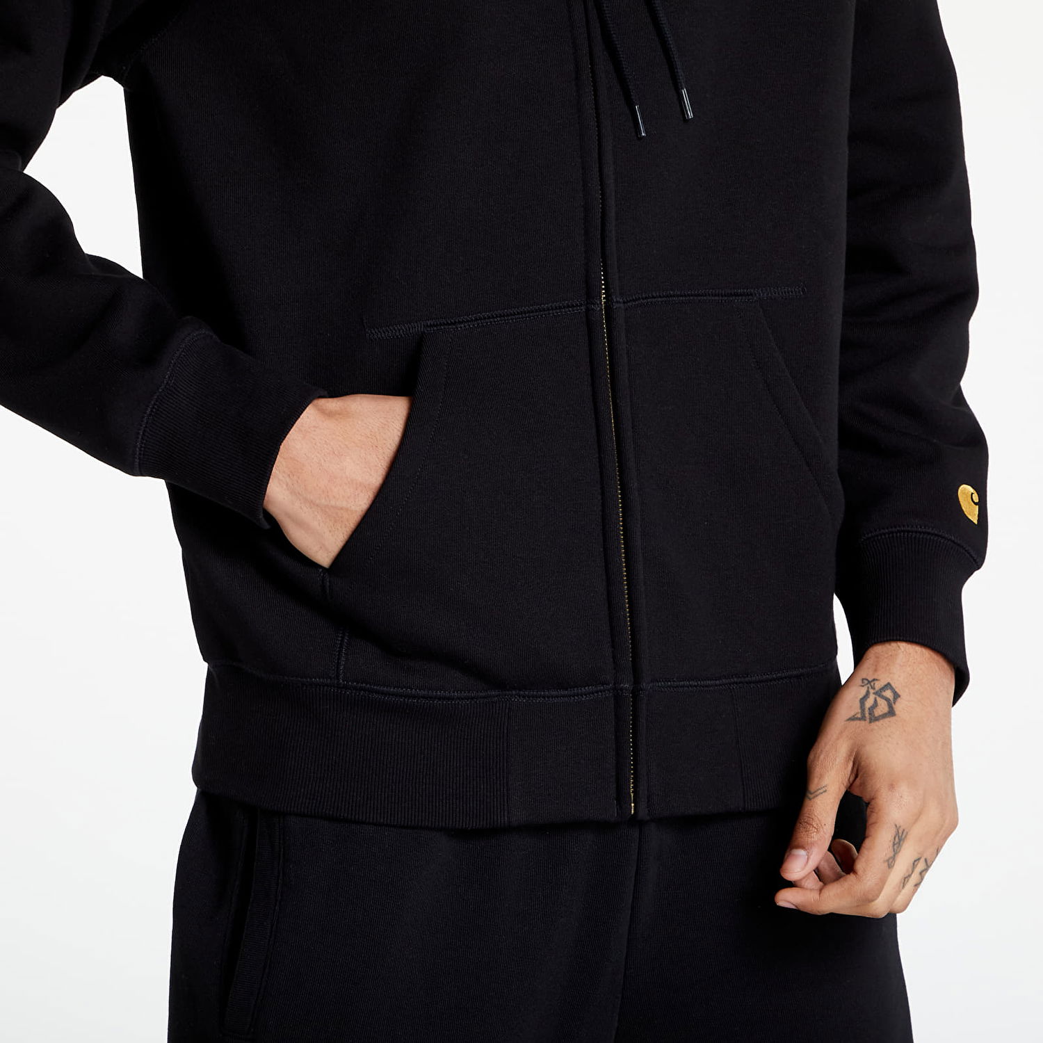 Bunda Carhartt WIP Work In Progress Hooded Čierna | I026385.00FXX, 1