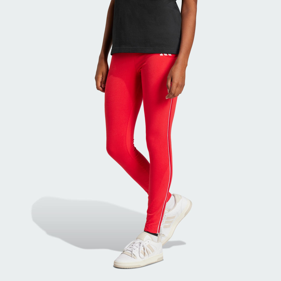 Legíny adidas Performance Essentials Color Pop High-Waisted Leggings Červená | JD5567, 0
