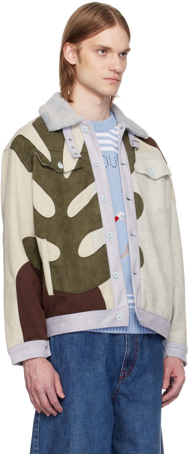 Bunda KidSuper KidSuper Floral Patchwork Suede Jacket Rôznofarebný | SS25-OW-11, 1