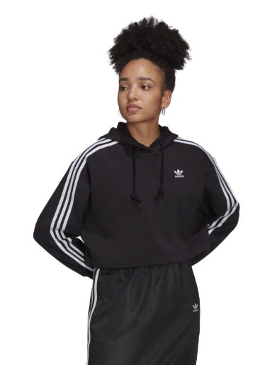 Mikina adidas Originals Adicolor Classics Cropped Hoodie W Čierna | HC2016