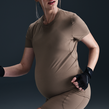 Súprava Nike Dri-FIT One Maternity Slim Short Sleeve T-Shirt Hnedá | FN5001-233, 4