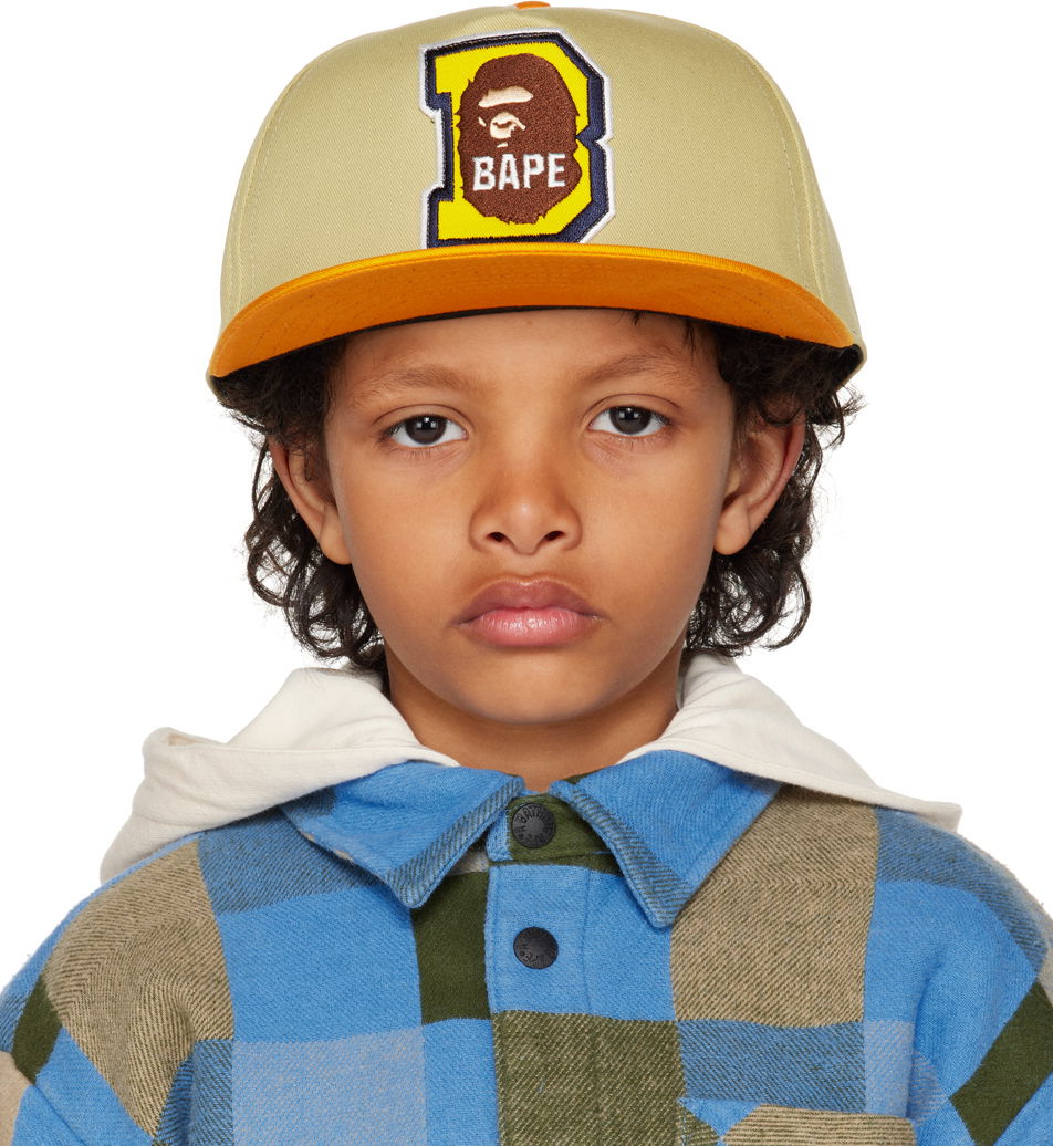 Šiltovka BAPE BAPE Kids Patched Cap Béžová | 001CPJ303001K, 0