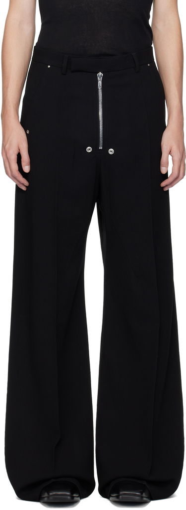 Nohavice Rick Owens Concordians Tailored Wide Belas Trousers Čierna | RU02E1354 WA, 0