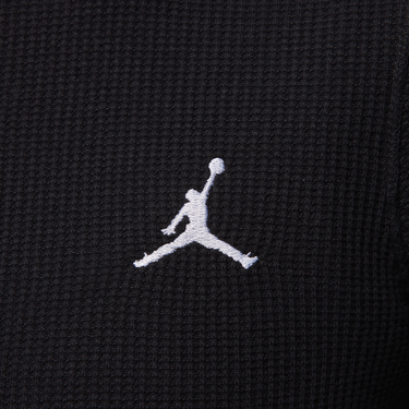 Sveter Jordan Jordan Waffle Knit 1/2-Zip Long Sleeve Top Čierna | HF9468-010, 4
