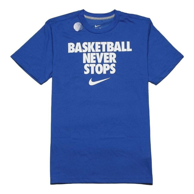 Tričko Nike Nike Basketball Never Stops T-Shirt Modrá | 524306-476