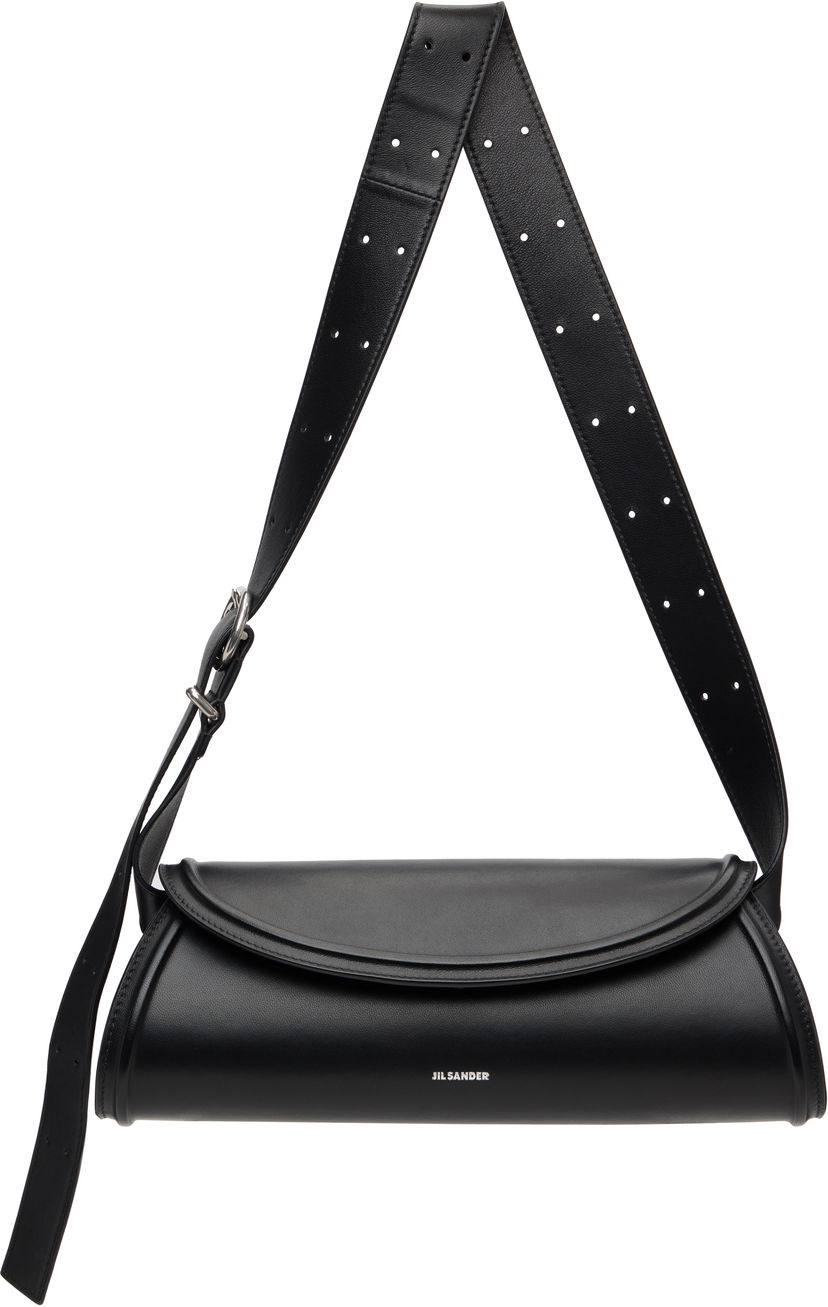 Taška cez rameno Jil Sander Cannolo Small Bag Čierna | J07WD0023_P8600