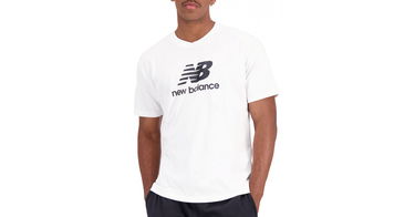 Tričko New Balance Essentials Stacked Logo Biela | mt31541-wt, 1
