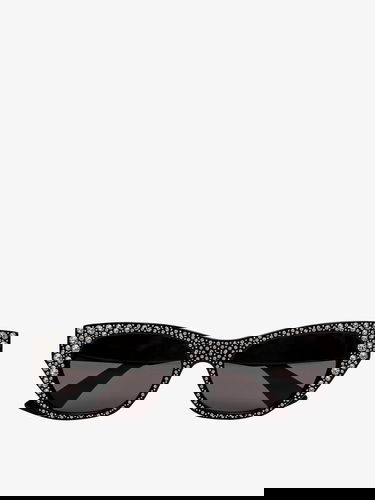 Slnečné okuliare Alexander McQueen Crystal-Embellished Sunglasses Čierna | 781190J07631056, 0