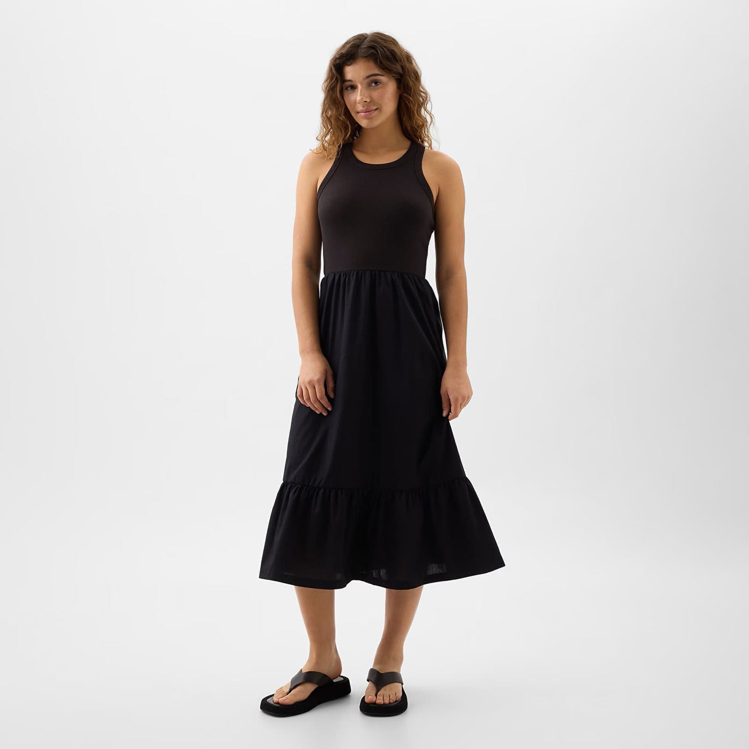 Šaty GAP Dresses K2W Midi Dress Black Čierna | 885258-02, 0